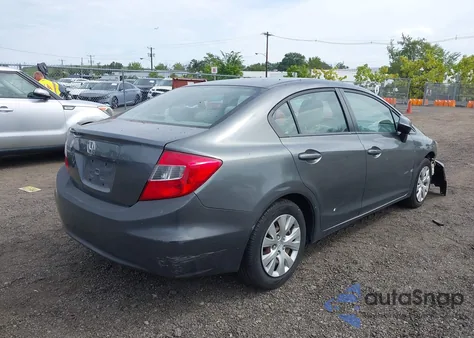 2012 Honda Civic Lx from USA, damaged, VIN 2HGFB2F57CH330111